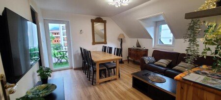 Appartement 2 chambres, avec jardin