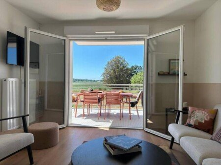 Appartement 2 chambres, avec jardin