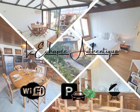 Appartement authentique, 2 chambres, avec jardin