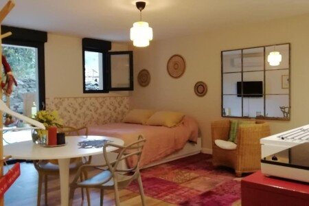 Studio 1 chambre, avec jardin