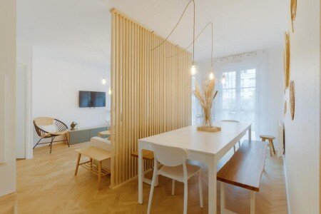 Appartement 3 chambres, avec jardin