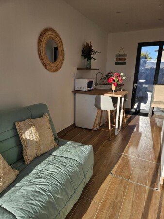 Studio 1 chambre, avec jardin