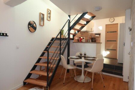 Duplex cozy, 1 chambre, avec wifi