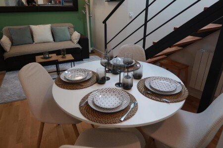 Duplex cozy, 1 chambre, avec wifi