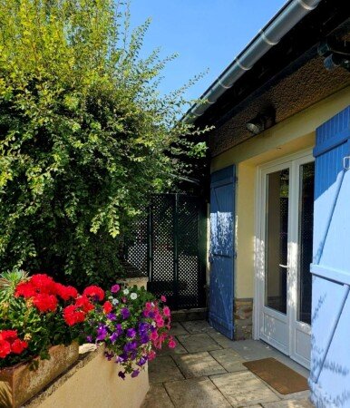 Maison de campagne 2 chambres, avec jardin