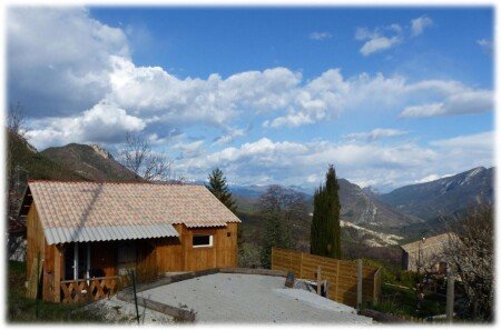 Chalet 1 chambre, avec jardin
