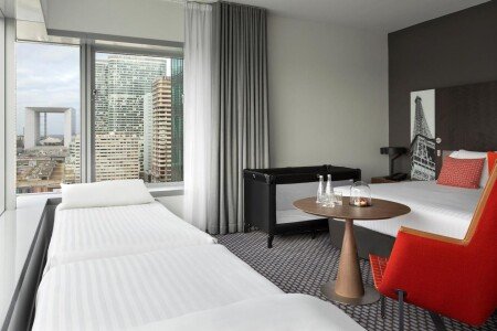 Hôtel design, avec climatisation