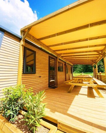 Camping / Mobil Home 14 voyageurs, avec climatisation