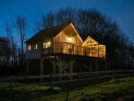 Chalet 3 voyageurs, avec jacuzzi