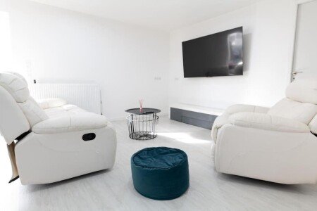 Appartement 2 chambres, avec salle de sport