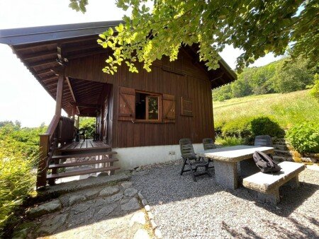 Chalet 2 chambres, avec jardin