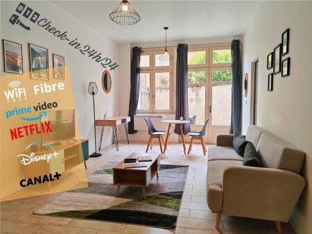 Appartement 1 chambre, avec wifi