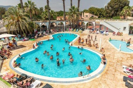 Mobil home 2 chambres, avec piscine