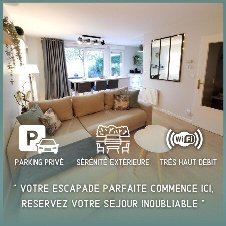 Appartement 1 chambre, avec jardin