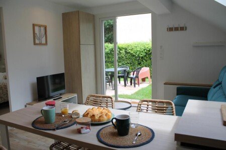 Appartement 1 chambre, avec jardin