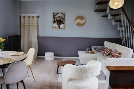 Maison de campagne de charme, 2 chambres, avec wifi