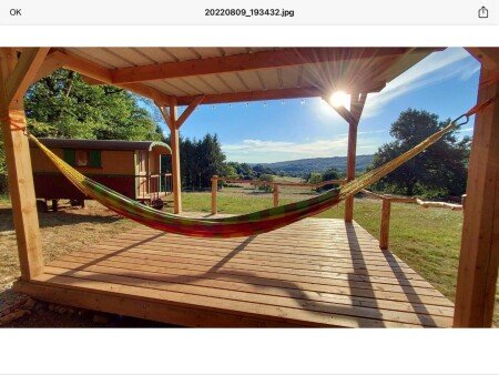 Roulotte 1 chambre, avec jardin