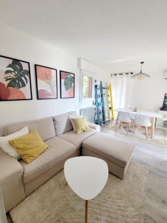 Appartement cozy, 2 chambres, avec climatisation