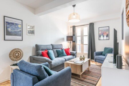 Appartement cozy, 2 chambres, avec wifi