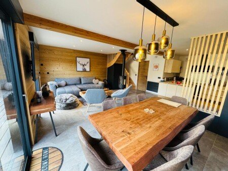 Chalet moderne moderne, 3 chambres, avec wifi