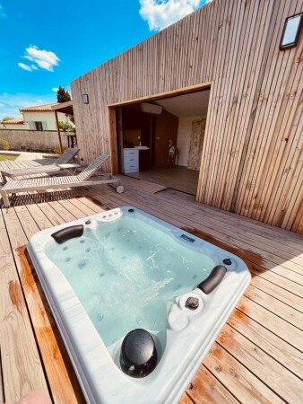Chalet 1 chambre, avec jacuzzi