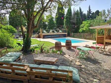 Maison 3 chambres, avec piscine