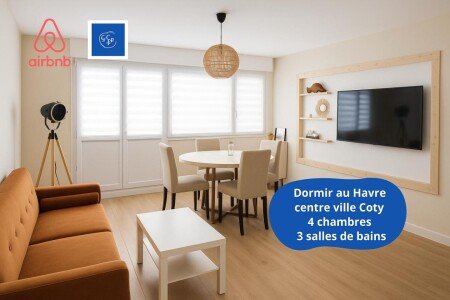 Appartement 4 chambres, avec wifi