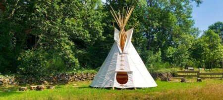 Tente 1 chambre, avec jardin