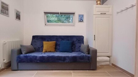 Maison 1 chambre, avec jardin