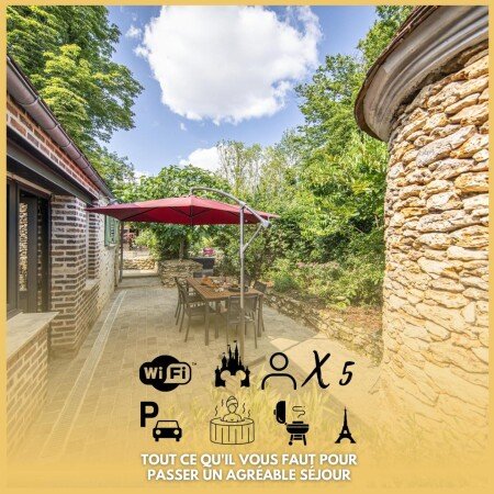 Maison 2 chambres, avec jacuzzi