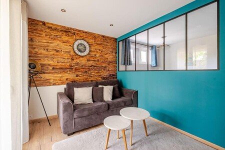 Appartement 1 chambre, avec jardin