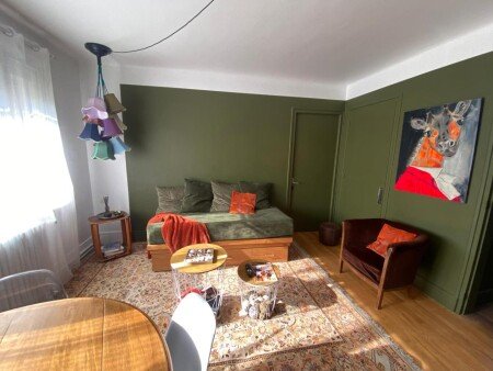 Appartement cozy, 2 chambres, avec jardin