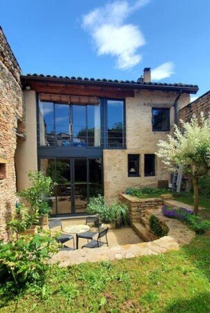 Maison de campagne 2 chambres, avec jardin