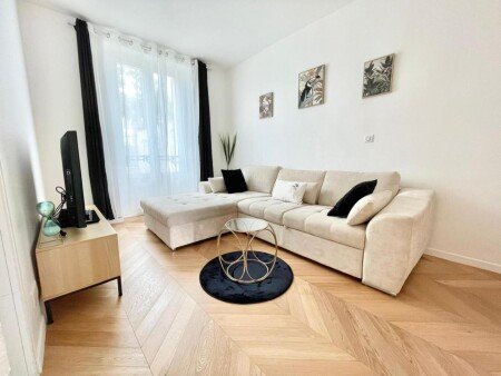 Appartement cozy, 2 chambres, avec jardin