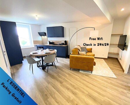 Appartement 2 chambres, avec jardin