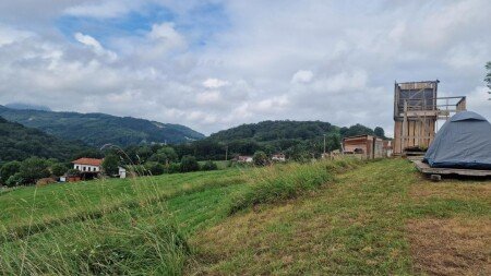 Camping / Mobil Home 1 chambre, avec jardin