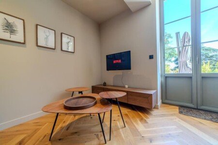 Appartement 1 chambre, avec jardin