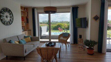 Maison de campagne 2 chambres, avec jacuzzi