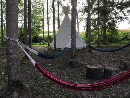 Hébergement insolite 9 voyageurs, avec jardin