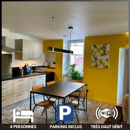 Appartement cozy, 1 chambre, avec wifi