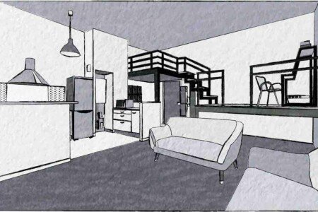 Gîte 1 chambre, avec jardin