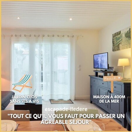 Maison 3 voyageurs, avec jardin