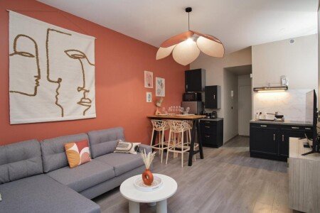 Appartement 1 chambre, avec wifi