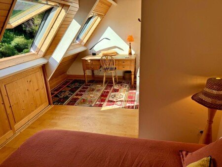 Bed and breakfast 1 chambre, avec jardin