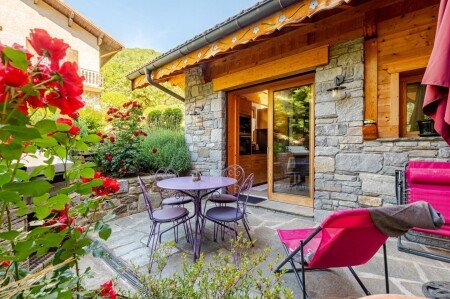 Chalet 2 chambres, avec jardin
