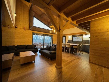 Chalet 2 chambres, avec jardin