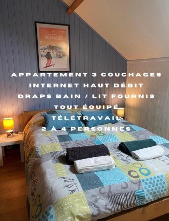 Gîte 1 chambre, avec wifi