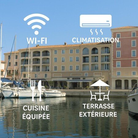 Appartement 2 chambres, avec climatisation