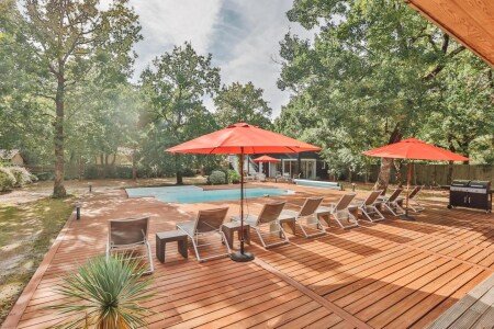 Maison de campagne 4 chambres, avec piscine