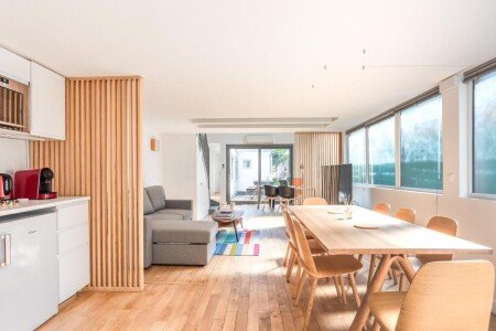 Appartement 3 chambres, avec jardin